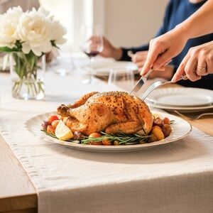 Vintage Fire-King Golden Anniversary 22K Gold Swirl Oval Shaped Serving Plate